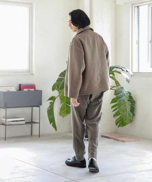 niko and...(ニコアンド)の「ワイドショートPコート(ピーコート・メンズ・ネイビー/その他1/その他2/スモーク・MEDIUM/LARGE)」の10枚目の写真