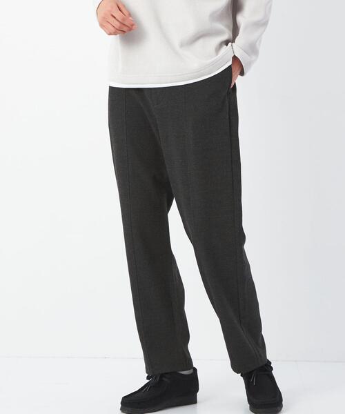 green label relaxing(グリーンレーベルリラクシング)の「town メランジドビー イージーパンツ -ストレッチ-(その他パンツ・メンズ・ダークグリーン/オフホワイト/ダークグレー・S/M/L/XL)」の2枚目の写真