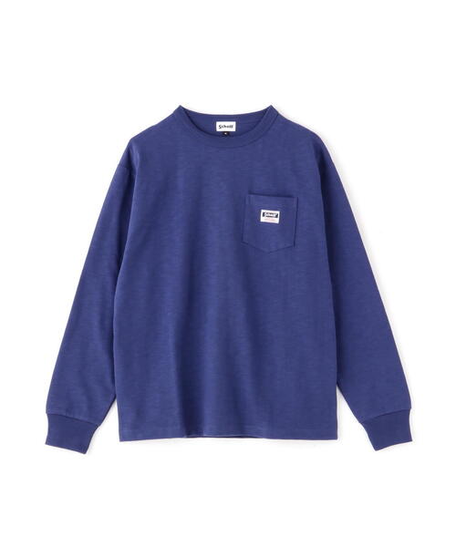 Schott/ショット/LS WORK LABEL POCKET T-SHIRT/ワークラベル