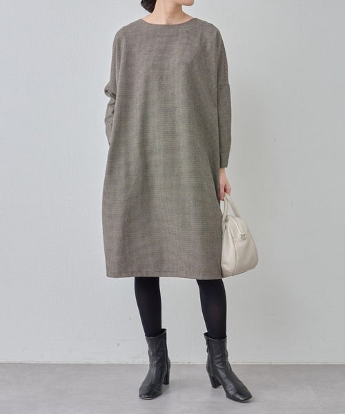 BEARDLEY ビアズリー　マルワンピース グレー BEARDSLEY（ビアズリー）の「丸ワンピ（ワンピース）」 - WEAR