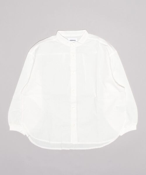 GENERATOR（ジェネレーター）の「ジェネレーター バンドカラーシャツ（シャツ/ブラウス・キッズ・ホワイト・120cm/130cm/140cm/150cm/160cm）」の10枚目の写真