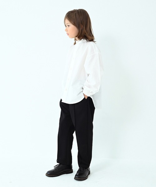 GENERATOR（ジェネレーター）の「ジェネレーター バンドカラーシャツ（シャツ/ブラウス・キッズ・ホワイト・120cm/130cm/140cm/150cm/160cm）」の5枚目の写真