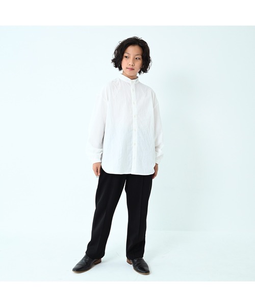 GENERATOR（ジェネレーター）の「ジェネレーター バンドカラーシャツ（シャツ/ブラウス・キッズ・ホワイト・120cm/130cm/140cm/150cm/160cm）」の9枚目の写真