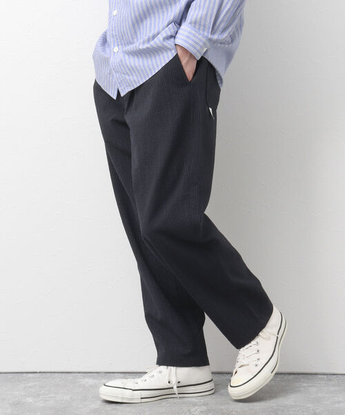 NOLLEY'S goodman(ノーリーズグッドマン)の「COMMON PANTS サッカーワイドイージーパンツ(その他パンツ・メンズ・ライトグレー/ブラック/ネイビー・S/M/L)」の22枚目の写真