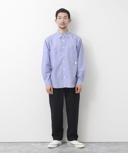 NOLLEY'S goodman(ノーリーズグッドマン)の「COMMON PANTS サッカーワイドイージーパンツ(その他パンツ・メンズ・ライトグレー/ブラック/ネイビー・S/M/L)」の8枚目の写真