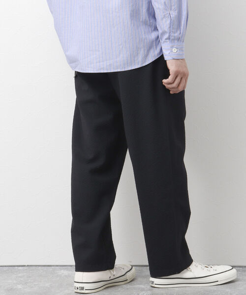 NOLLEY'S goodman(ノーリーズグッドマン)の「COMMON PANTS サッカーワイドイージーパンツ(その他パンツ・メンズ・ライトグレー/ブラック/ネイビー・S/M/L)」の14枚目の写真