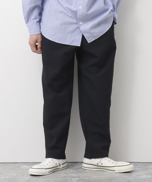 NOLLEY'S goodman(ノーリーズグッドマン)の「COMMON PANTS サッカーワイドイージーパンツ(その他パンツ・メンズ・ライトグレー/ブラック/ネイビー・S/M/L)」の17枚目の写真