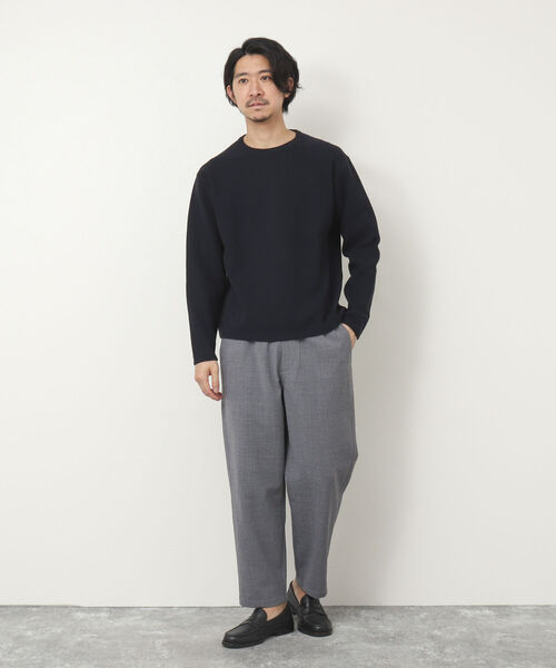 NOLLEY'S goodman(ノーリーズグッドマン)の「COMMON PANTS サッカーワイドイージーパンツ(その他パンツ・メンズ・ライトグレー/ブラック/ネイビー・S/M/L)」の21枚目の写真