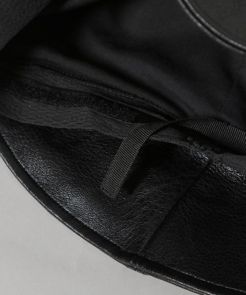 JEANASIS(ジーナシス)の「レザーキリカエハット/181128(ハット・レディース・ブラック/イエロー・FREE)」の9枚目の写真