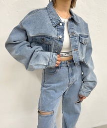 WHO'S WHO gallery | 袖ボリュームデニムショートＧジャン(デニムジャケット)