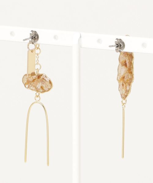 The Rule(ザルール)の「The Rule ザルール : Nacre pieced earring : パール ピアス(ピアス(両耳用)・レディース・ホワイト/グリーン/ブラウン・FREE)」の12枚目の写真