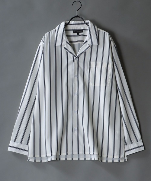 SITRY（シトリー）の「Drape Open Collar Shirt/ドレープ