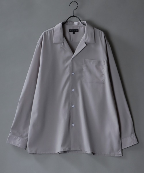 SITRY（シトリー）の「Drape Open Collar Shirt/ドレープ