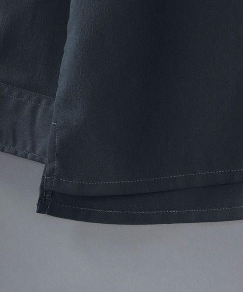 SITRY（シトリー）の「Drape Open Collar Shirt/ドレープ オープンカラー シャツ（シャツ/ブラウス・メンズ・ブルー系その他/チャコール/モカ/ライトグリーン/ライトグレー/ホワイト/ブラック系その他4/ホワイト系その他/ベージュ系その他/ダークグリーン/ターコイズブルー/ブラック系その他3/ブラック系その他5/ブラック系その他/ブラウン系その他/ブルーグレー/ブラック系その他2/ブルー系その他2/ライトブルー/ブラック・M/L/LL）」の22枚目の写真