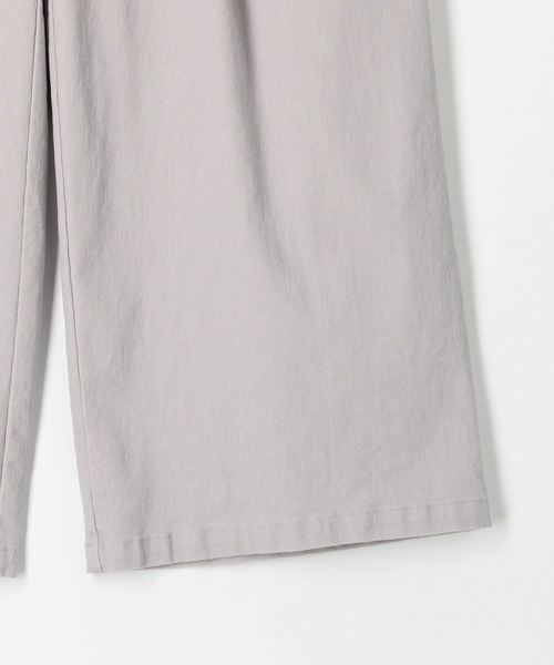 179/WG（イチナナキュウダブルジー）の「タックワイドパンツ／綿ツイル（その他パンツ・レディース・サックスブルー/ブラック/オフホワイト・MEDIUM）」の11枚目の写真