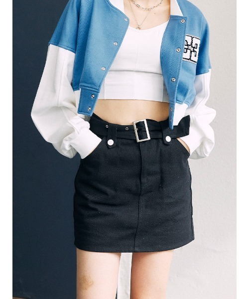 ENVYM(アンビー)の「ツイルネオバミニSK(スカート・レディース・ベージュ/ブラック・FREE)」の22枚目の写真