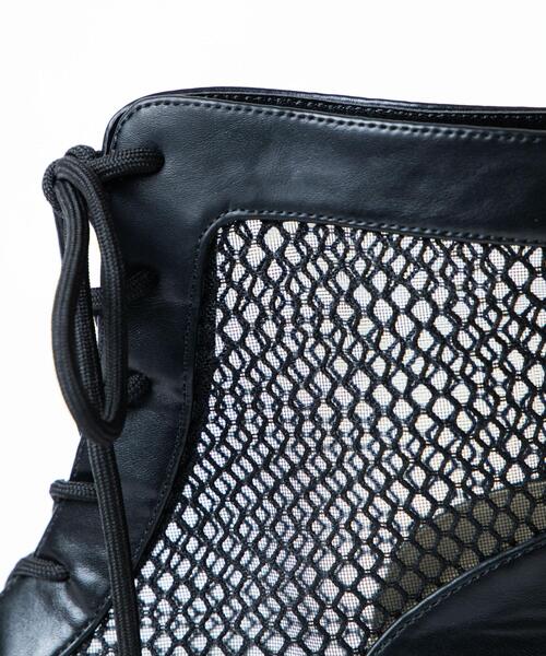 WEGO(ウィゴー)の「WEGO/レースアップブーツサンダル(サンダル・レディース・ブラック・MEDIUM/LARGE)」の21枚目の写真