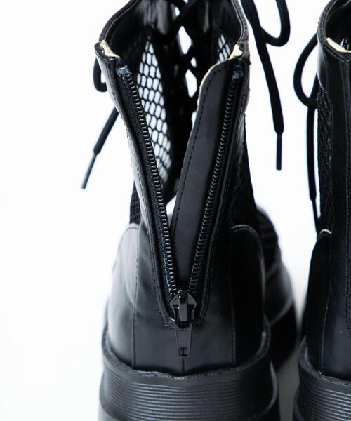 WEGO(ウィゴー)の「WEGO/レースアップブーツサンダル(サンダル・レディース・ブラック・MEDIUM/LARGE)」の22枚目の写真