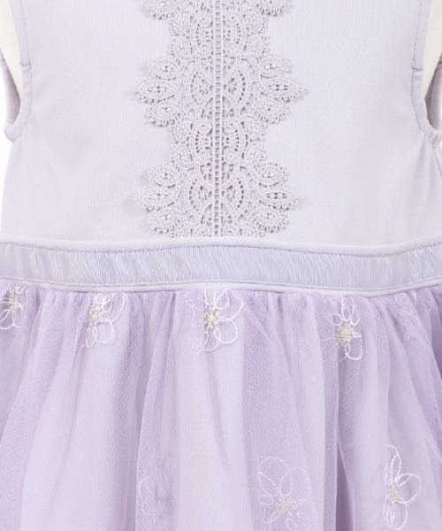 axes femme(アクシーズファム)の「お花刺繍チュールドレスワンピース(ドレス・キッズ・ピンク/ラベンダー・LARGE/MEDIUM/SMALL)」の14枚目の写真