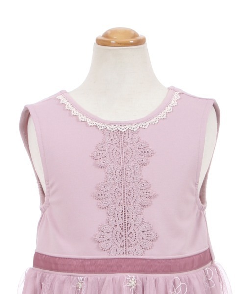 axes femme(アクシーズファム)の「お花刺繍チュールドレスワンピース(ドレス・キッズ・ピンク/ラベンダー・LARGE/MEDIUM/SMALL)」の21枚目の写真