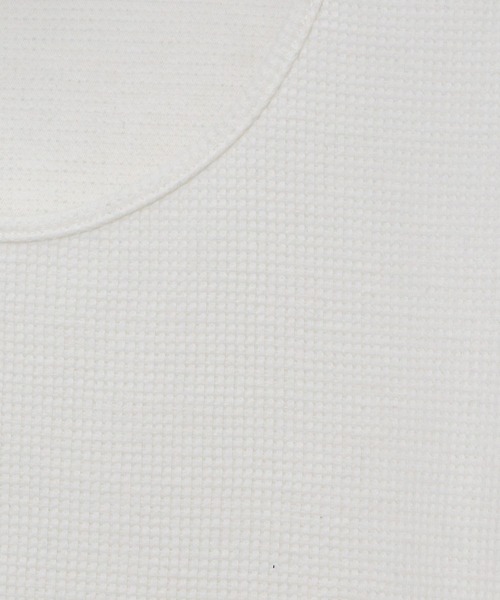 CASPER JOHN(キャスパージョン)の「Waffle layered tank top/ワッフルレイヤードタンクトップ(タンクトップ・メンズ・オレンジ/ブラウン/ホワイト/ブラック/グレイッシュベージュ/ブルー・SMALL/MEDIUM/LARGE)」の20枚目の写真