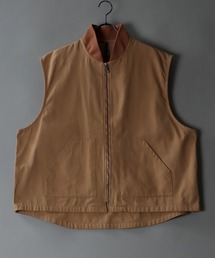 wide silhouette duck vest/ワイドシルエット ダック ベスト
