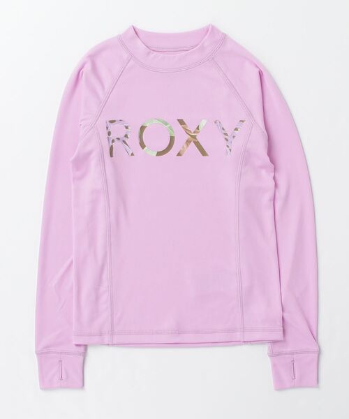 ROXY（ロキシー）の「ROXY/ロキシー MINI MERMAID LOGO L/S 海 川 山 ラッシュガード TLY231107（ラッシュガード・キッズ・ホワイト×ピンク/ピンク/ブラック×ホワイト・130cm/140cm/150cm）」の10枚目の写真