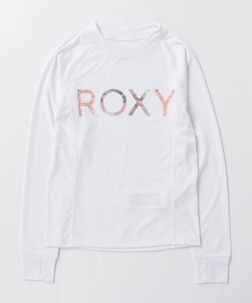 ROXY（ロキシー）の「ROXY/ロキシー MINI MERMAID LOGO L/S 海 川 山 ラッシュガード TLY231107（ラッシュガード・キッズ・ホワイト×ピンク/ピンク/ブラック×ホワイト・130cm/140cm/150cm）」の11枚目の写真