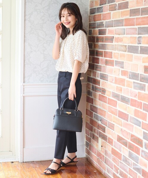 ANY SIS(エニィスィス)の「【美人百花6月号掲載】シアーストライプ ブラウス(シャツ/ブラウス・レディース・ネイビー系/ピンク系/ネイビー系5/ホワイト系5/スカイブルー系・4)」の9枚目の写真