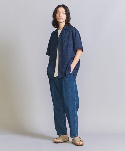 BEAUTY&YOUTH UNITED ARROWS（ビューティーアンドユースユナイテッドアローズ）の「【WEB限定】ポリッシュ ジャガード オープンカラーシャツ（シャツ/ブラウス・メンズ・ネイビー/ホワイト/ブラック・S/M/L/XL）」の11枚目の写真