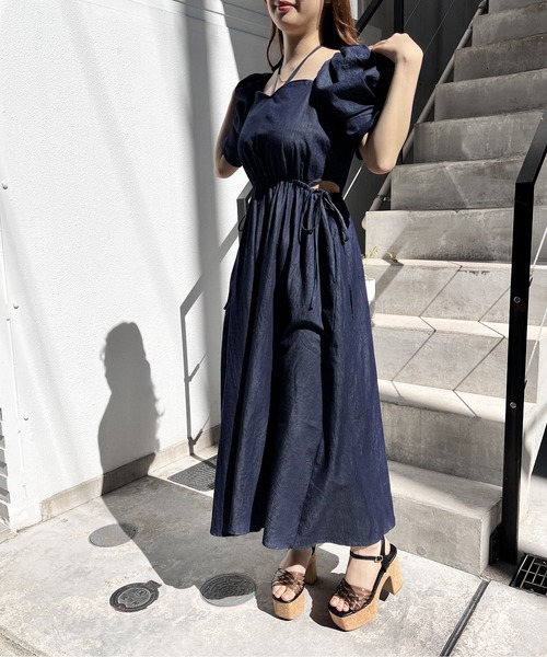 NOMAE（ノーマエ）の「サイドカットアウトワンピース（ワンピース