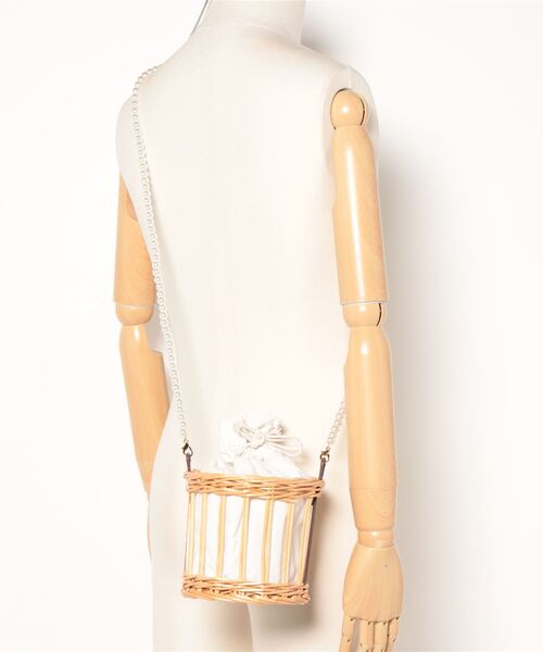 TONE SELECT GOODS（トーンセレクトグッズ）の「Liaa/パール かごバッグ（かごバッグ・レディース・その他1/その他2・FREE）」の5枚目の写真