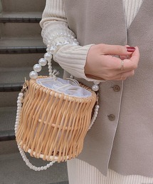 Liaa/パール かごバッグ