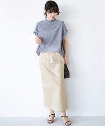 伸びたい気持ちにフィットする　のびのびストレートスカート