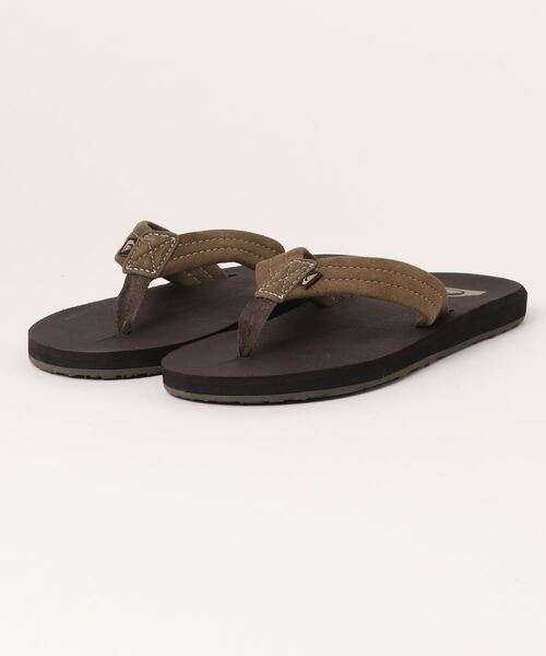 Quiksilver(クイックシルバー)の「CARVER SUEDE CORE/クイックシルバービーチサンダル(サンダル・メンズ・ブラウン/カーキ/ブラック・28cm/26cm/25cm/27cm)」の3枚目の写真