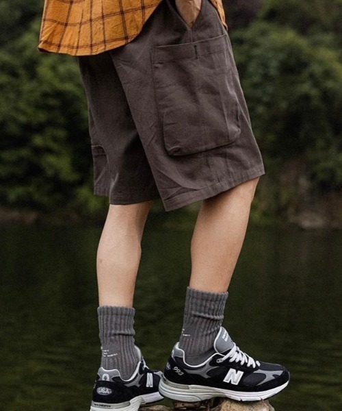 VIBGYOR（ヴィブジョー）の「【バーレスク】かかとロゴリブソックス(BQ)（ソックス/靴下・メンズ・ホワイト/ブラック/グレー・FREE）」の8枚目の写真