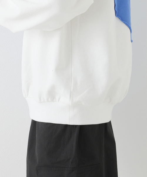 Oriens JOURNAL STANDARD(オリエンス ジャーナルスタンダード)の「カラーブロックフーディ/COLOR BLOCK HOODIE(パーカー・メンズ・ライトブルー/ブラック/レッド・MEDIUM/LARGE)」の18枚目の写真