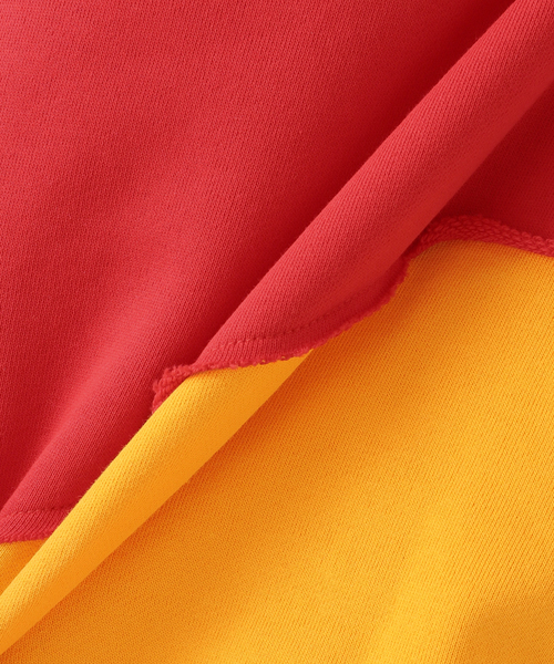 Oriens JOURNAL STANDARD(オリエンス ジャーナルスタンダード)の「カラーブロックフーディ/COLOR BLOCK HOODIE(パーカー・メンズ・ライトブルー/ブラック/レッド・MEDIUM/LARGE)」の12枚目の写真