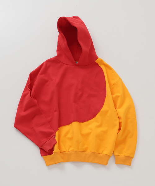 Oriens JOURNAL STANDARD(オリエンス ジャーナルスタンダード)の「カラーブロックフーディ/COLOR BLOCK HOODIE(パーカー・メンズ・ライトブルー/ブラック/レッド・MEDIUM/LARGE)」の19枚目の写真