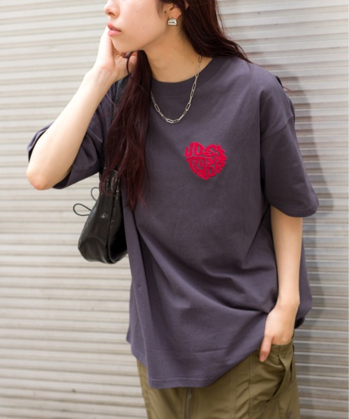 RILY ハートロゴTシャツ RILY♡ハートロゴTee Mサイズ RILY | 【RILY Vintage collection