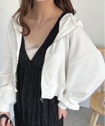 apres jour | 袖ボリュームジップパーカー【ZOZOTOWN限定アイテム】(パーカー)