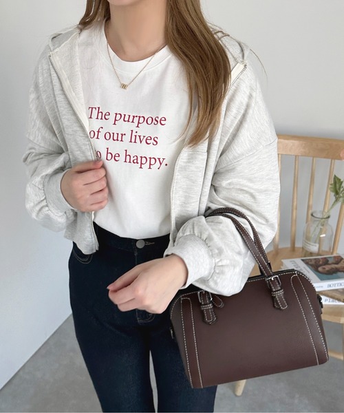 apres jour（アプレジュール）の「袖ボリュームジップパーカー【ZOZOTOWN限定アイテム】（パーカー・レディース・オフホワイト/ライトピンク/ナチュラル・フリー/X-LARGE）」の5枚目の写真