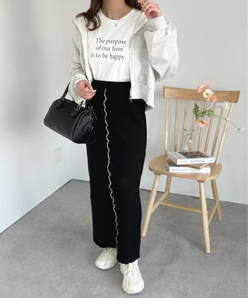 apres jour（アプレジュール）の「袖ボリュームジップパーカー【ZOZOTOWN限定アイテム】（パーカー・レディース・オフホワイト/ライトピンク/ナチュラル・フリー/X-LARGE）」の20枚目の写真