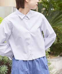 5525Gallery | SHIRT Firsthand by 5525GALLERY/シャツファーストハンド5525ギャラリー SHT FH クロップシャツ2 / レギュラーカラーシャツ(シャツ/ブラウス)