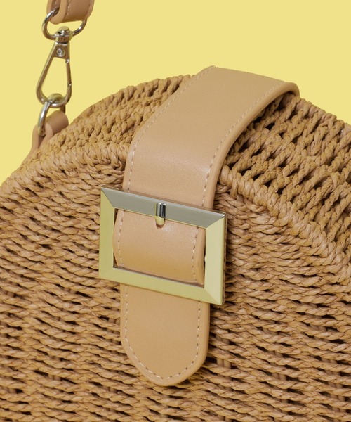 FOREVER 21（フォーエバー トゥエンティーワン）の「ラウンドバスケット（ショルダーバッグ・レディース・シルバー系その他/ベージュ・FREE）」の9枚目の写真