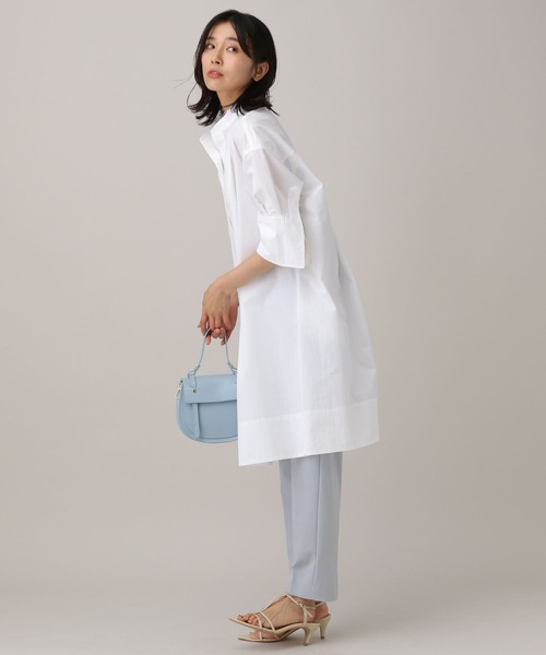 BARNYARDSTORM(バンヤードストーム)の「Aラインシャツワンピース(シャツワンピース・レディース・ブルー/ホワイト・0/1)」の11枚目の写真