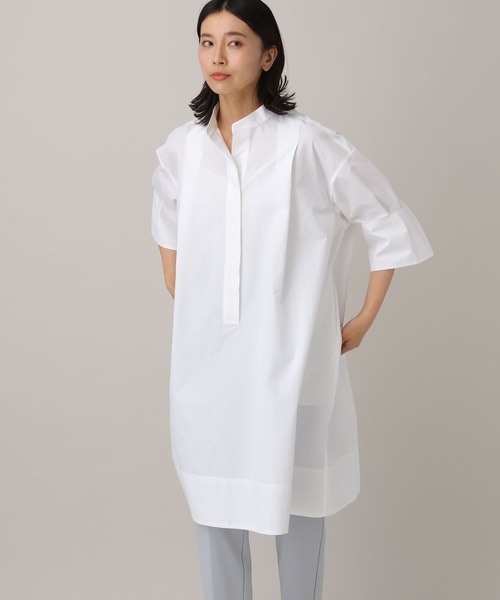 BARNYARDSTORM(バンヤードストーム)の「Aラインシャツワンピース(シャツワンピース・レディース・ブルー/ホワイト・0/1)」の17枚目の写真