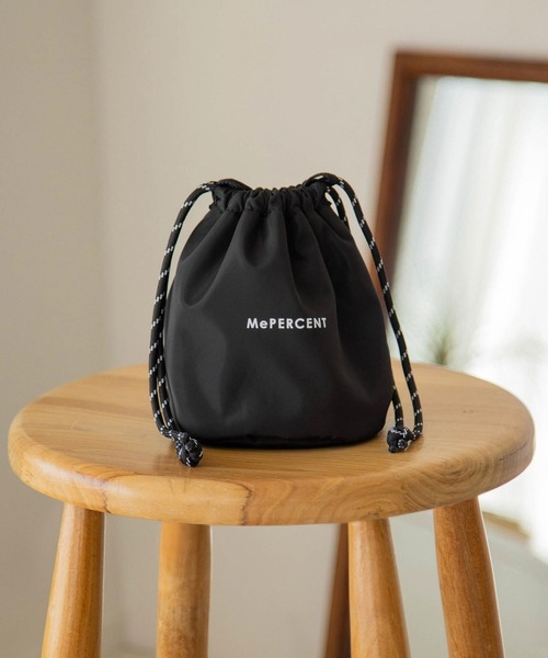 Me%（ミィパーセント）の「ナイロンキンチャクポーチ（ポーチ・レディース・グレー/ブラック/ブラウン・FREE）」の7枚目の写真