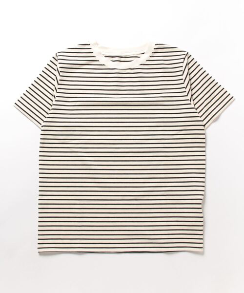 esutoreja(エストレジャ)の「2wayTシャツ(Tシャツ/カットソー・レディース・ブラック×ホワイト/ホワイト・FREE)」の6枚目の写真