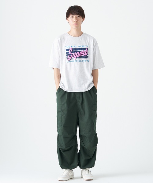 CORISCO(コリスコ)の「発泡、刺繍 SUPERB 半袖BIG TEE(M1)(Tシャツ/カットソー・メンズ・ブラック/ブルー/ライトグレー/レッド/グリーン/ホワイト・MEDIUM/LARGE/X-LARGE)」の10枚目の写真